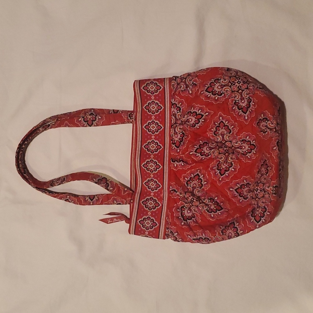 Vera Bradley Frankly Scarlett Print Morgan Bag Retired Print